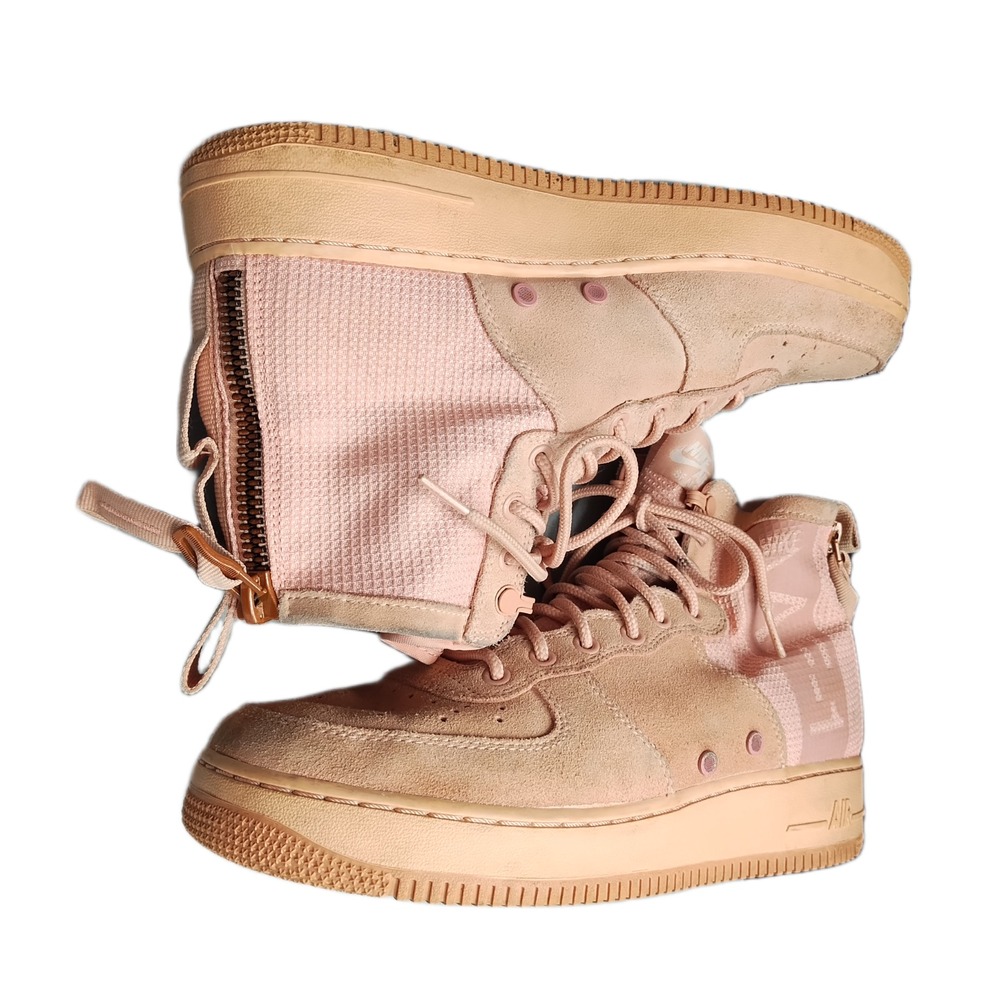 Nike SF Air Force 1 Mid Sneakers Mens US 10 Coral Stardust Pink AJ9502-600 RARE!